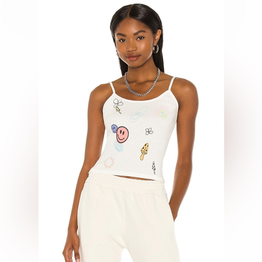DREAMSCAPE RIBBED SPAGHETTI TANK
DAYDREAMER
Color: Vintage White